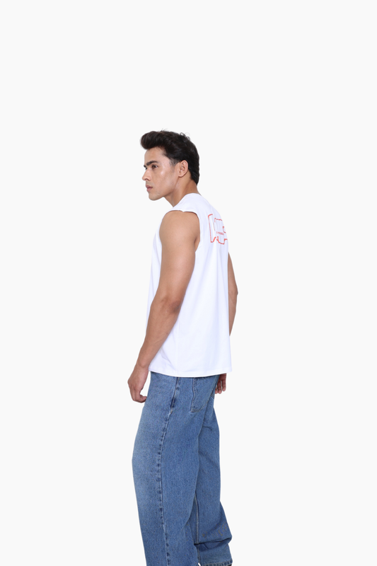 AMP tank - white