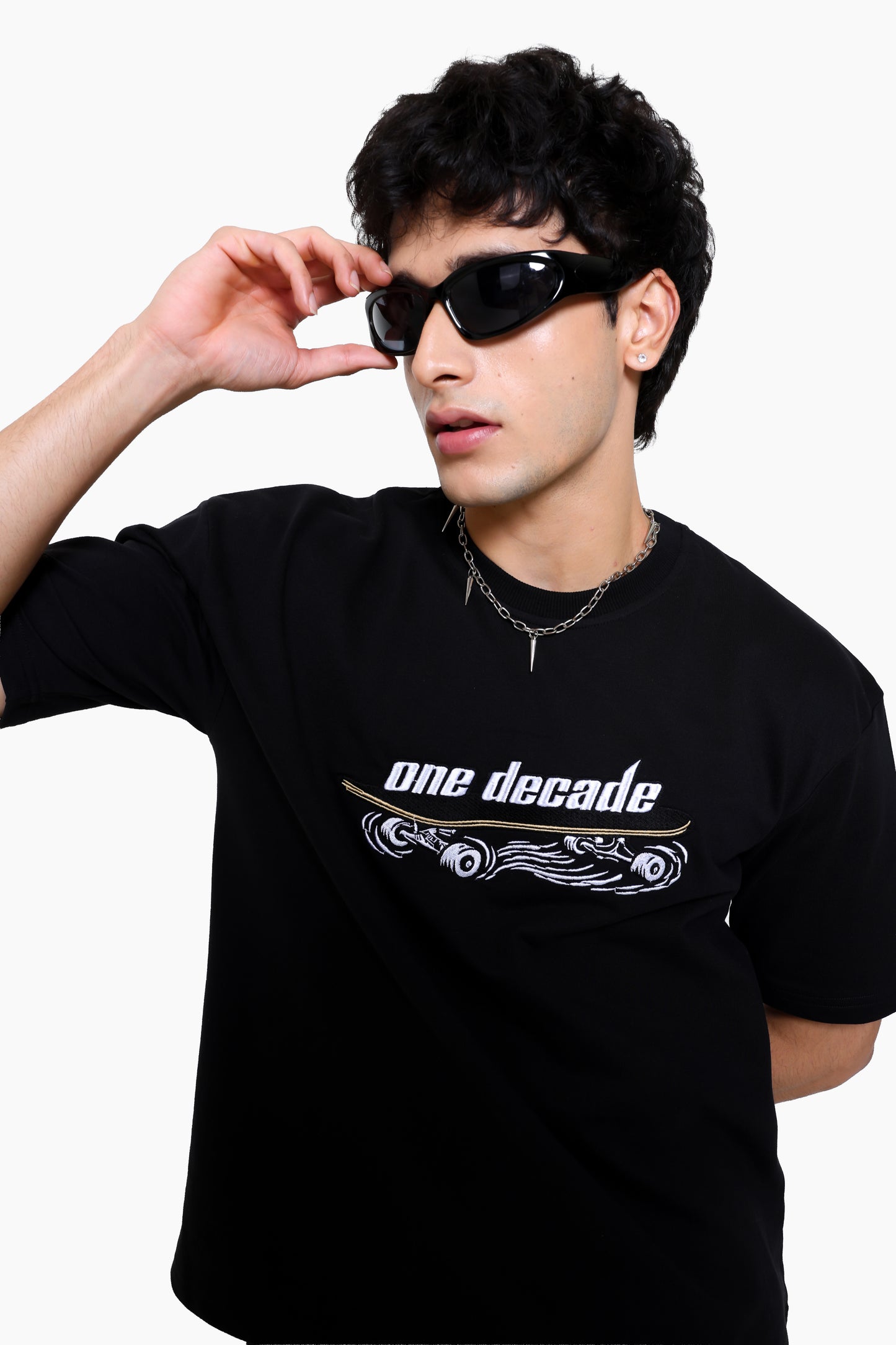 drift embroidered t-shirt