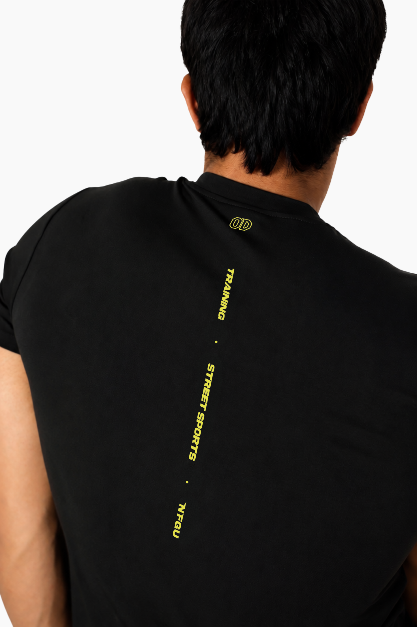axis muscle fit tee - black